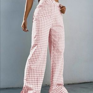 Pink Patterned Pants